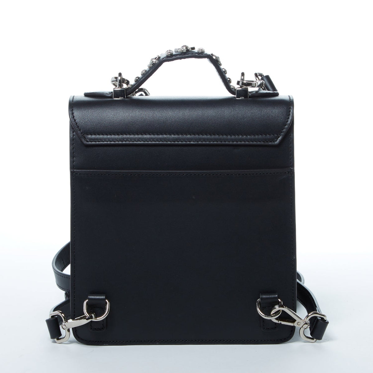 The Hollywood Backpack Purse Leather Black – Raee-Industries