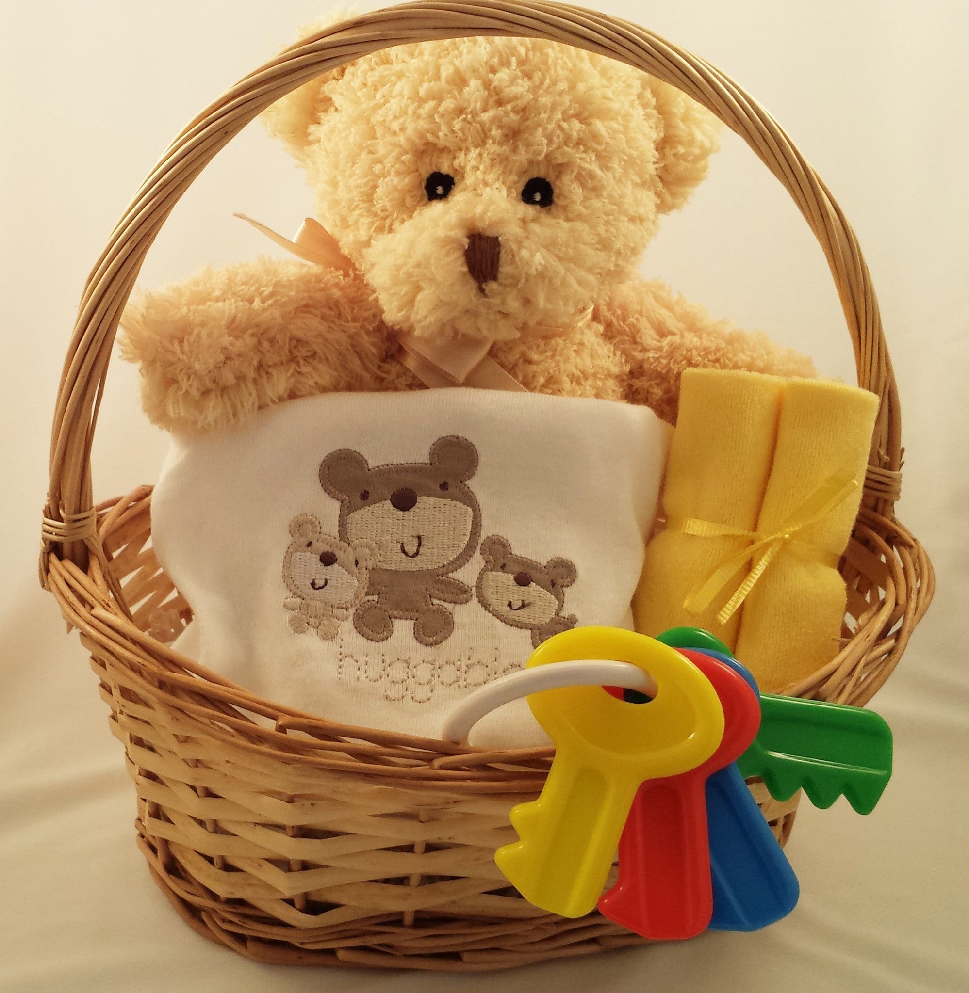 teddy bear basket