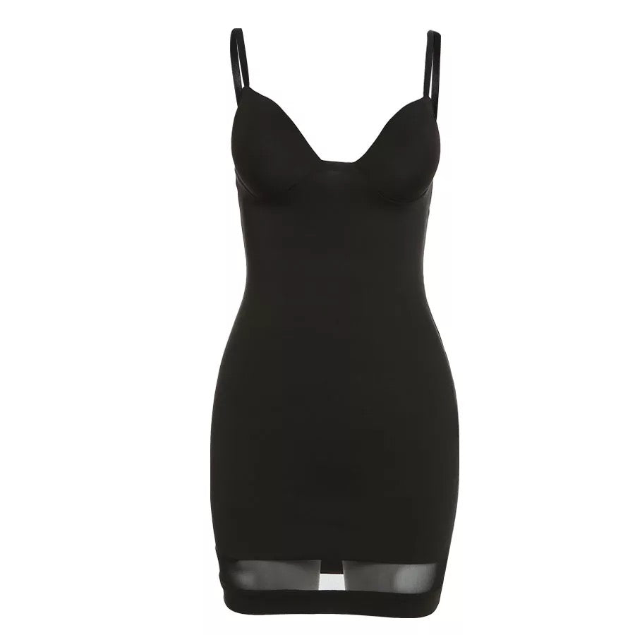 Theee Sexy Silhouette Bandage Dress – Chateau Vanity.Noir