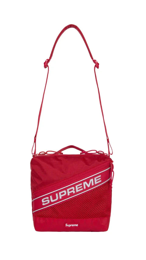 Supreme Puffer Side Bag Red Paisley