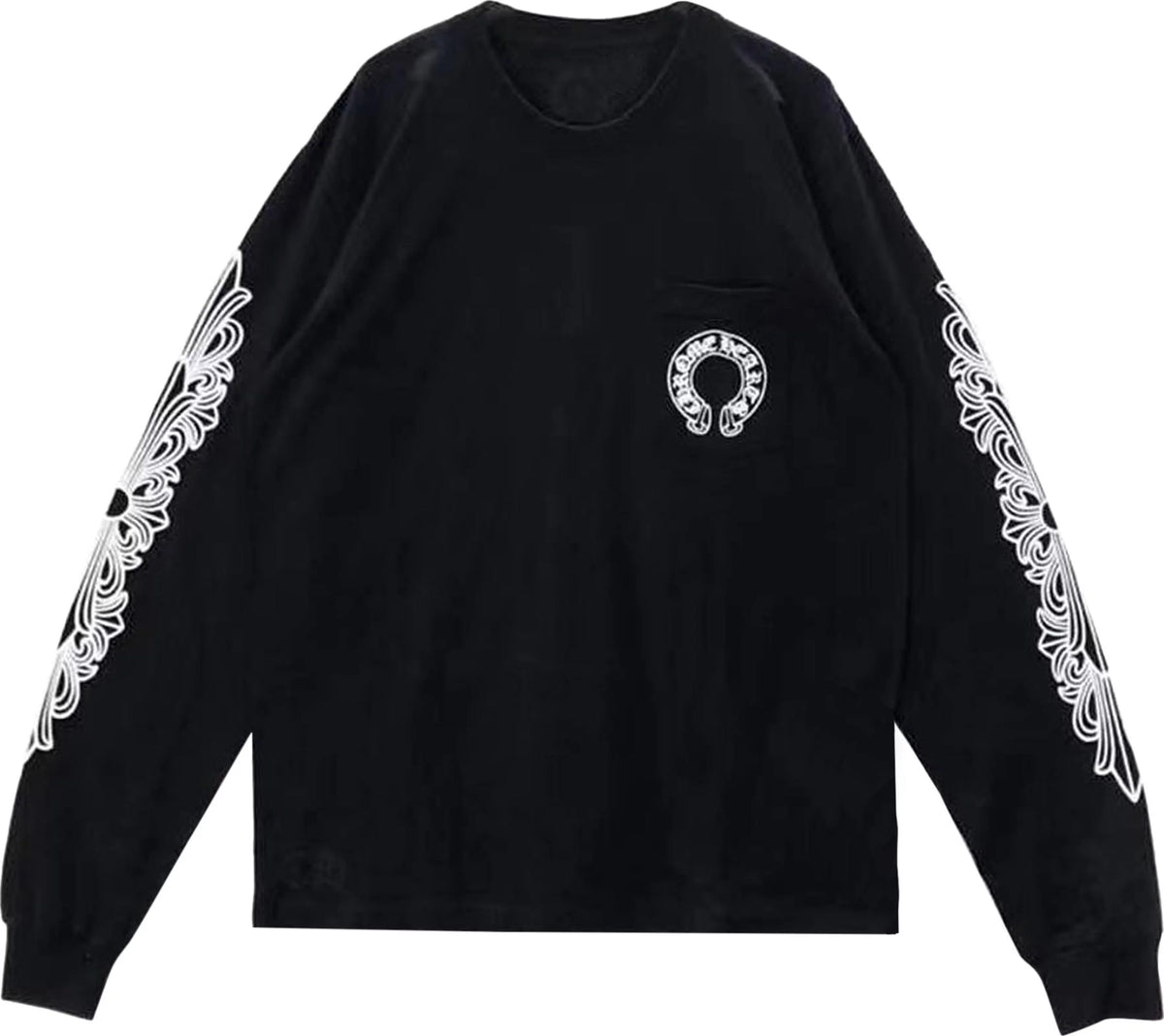 Gallery Dept. Flames L/S T-Shirt 'Black'