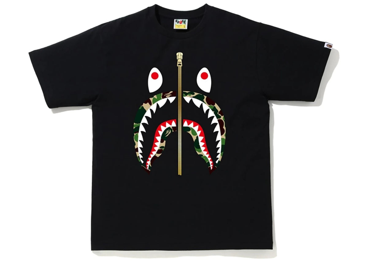 BAPE Liquid Camo College Tee Black/Blue