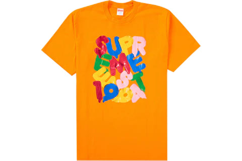 Supreme Kaws Chalk Logo Tee White