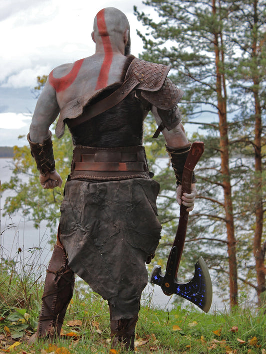 Thor Costume From God of War Cosplay Leather Armor for LARP 