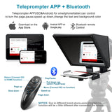 T12 Teleprompter for Tablet/Smartphone/Camera