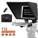 T12 Teleprompter for Tablet/Smartphone/Camera