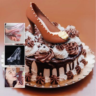 moule chocolat- décor chaussure