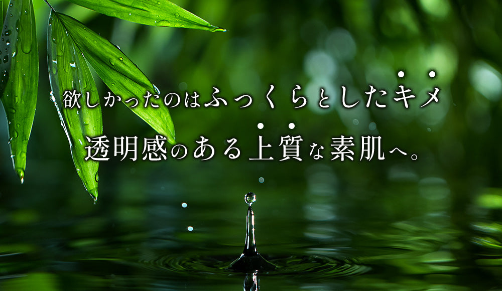 欲しかったのはふっくらとしたキメ 透明感のある上質な素肌へ