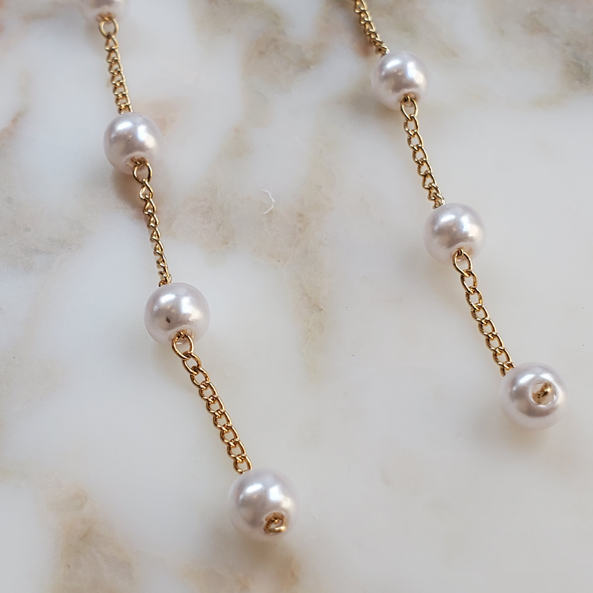 Long Pearl Earrings – Micci Lucci