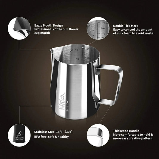 AIRMSEN Stainless Steel 12 Cup Drip Coffee Maker, Programmable Coffee  Machine Self-Cleaning