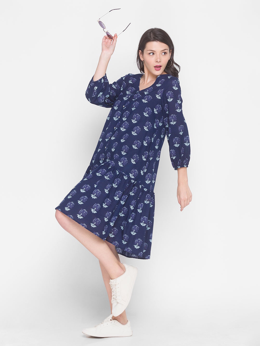 Terquois Printed Casual Dress