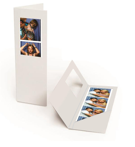 Bulk (Pack of 10 PCS) BLACK Slip-in Photo Booth Album 2x6 Photos Box I