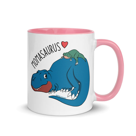 Dad And Daughter Dadasaurus Funny Personalized Mug - Vista Stars