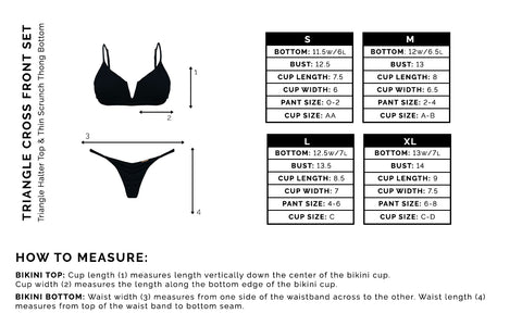 Bonita Obsidian Thin Scrunch Bikini Bottom – San Lorenzo Bikinis