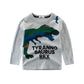 Children T Shirt Long Sleeves Kids Boys Girls Cotton Tops Baby Dinosaur  Print Cartoon Clothing Tee 2-8 Years Clothes Full