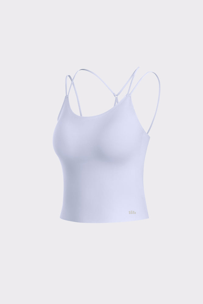 Silver/White Women's All Over Print Sports Bra (Model T52) – Queenos Apparel