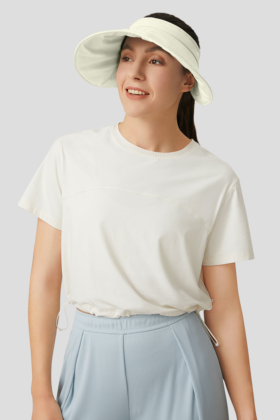 sun hat beneunder Guji Omelette upf50+ uv sun protection bucket hat for women #color_creamy white