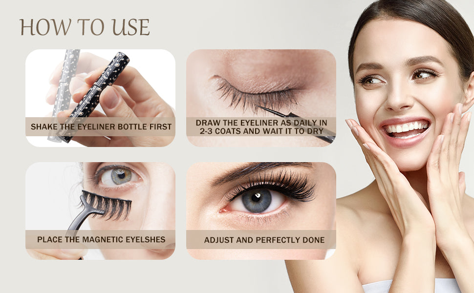 how to apply magnetic lash