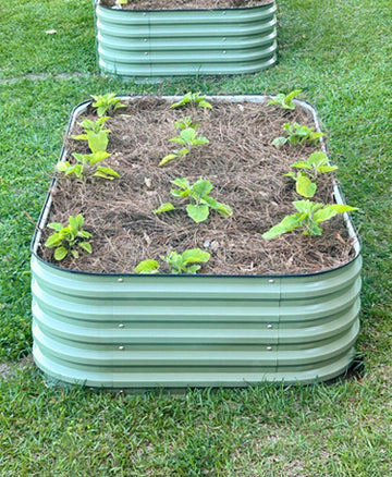 grow plants in green garden boxes-Vegega