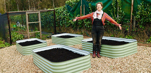 metal planter boxes-Vegega