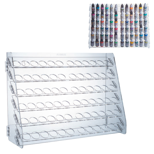 Plydolex Acrylic Paint Storage Organizer with 60 Holes For Citadel