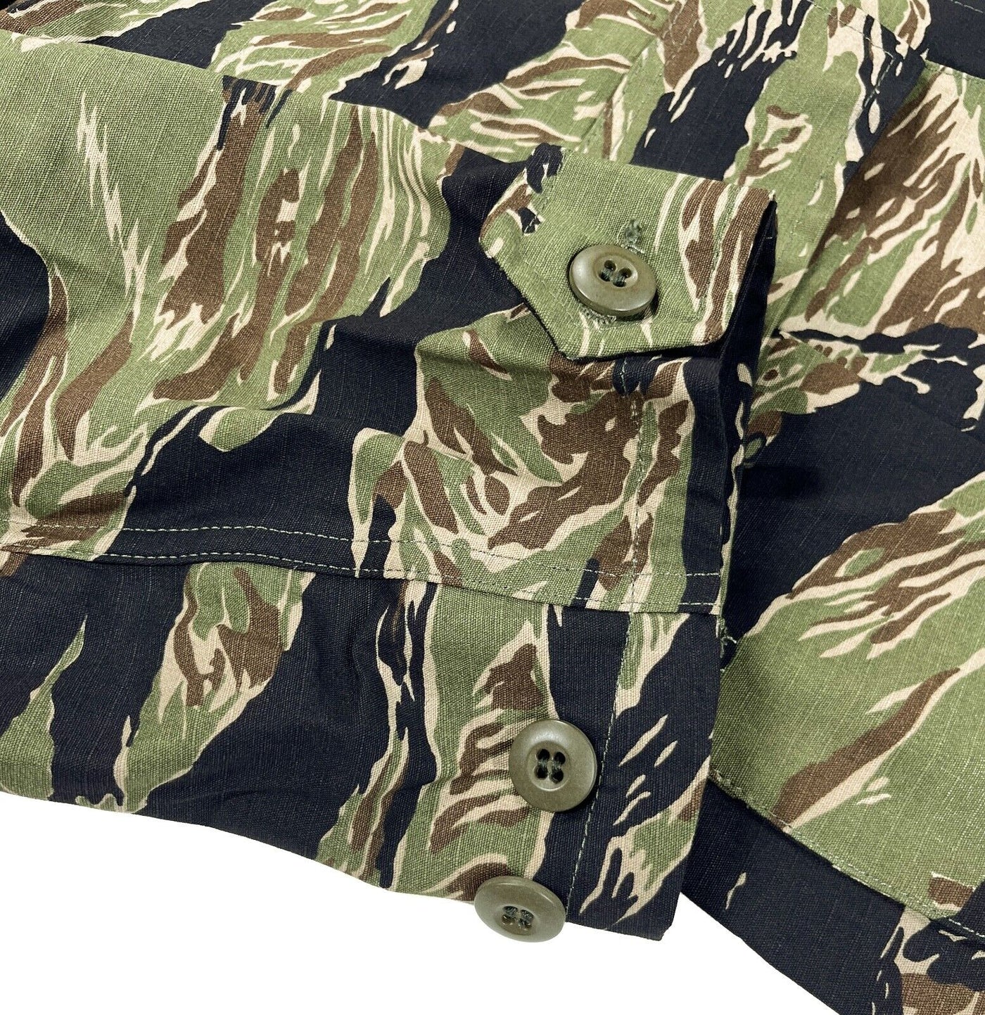 Vietnam Tiger Stripe Camo 100% Cotton Rip-stop Tropical 5th Pattern Co ...