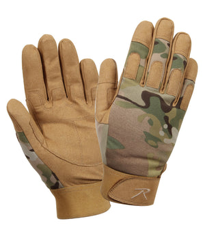 Rothco Fingerless Cut Hard Knuckle Gloves - 28081 - XL