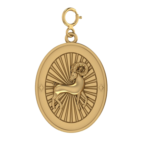 Aries Zodiac Charm 