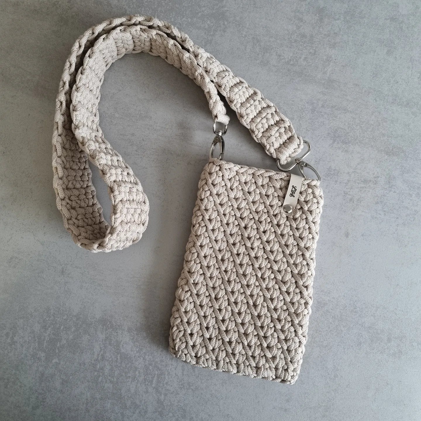 Enriquecimiento pala profundo Minibolso crochet con asa ajustable – lenalovesknitting