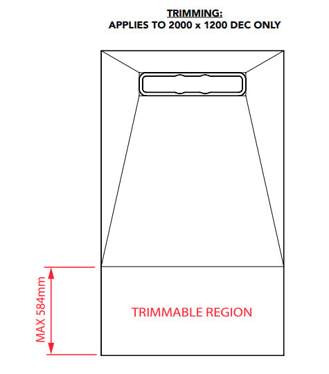 Impey Aqua Dec Linear 4 Trimmable Area