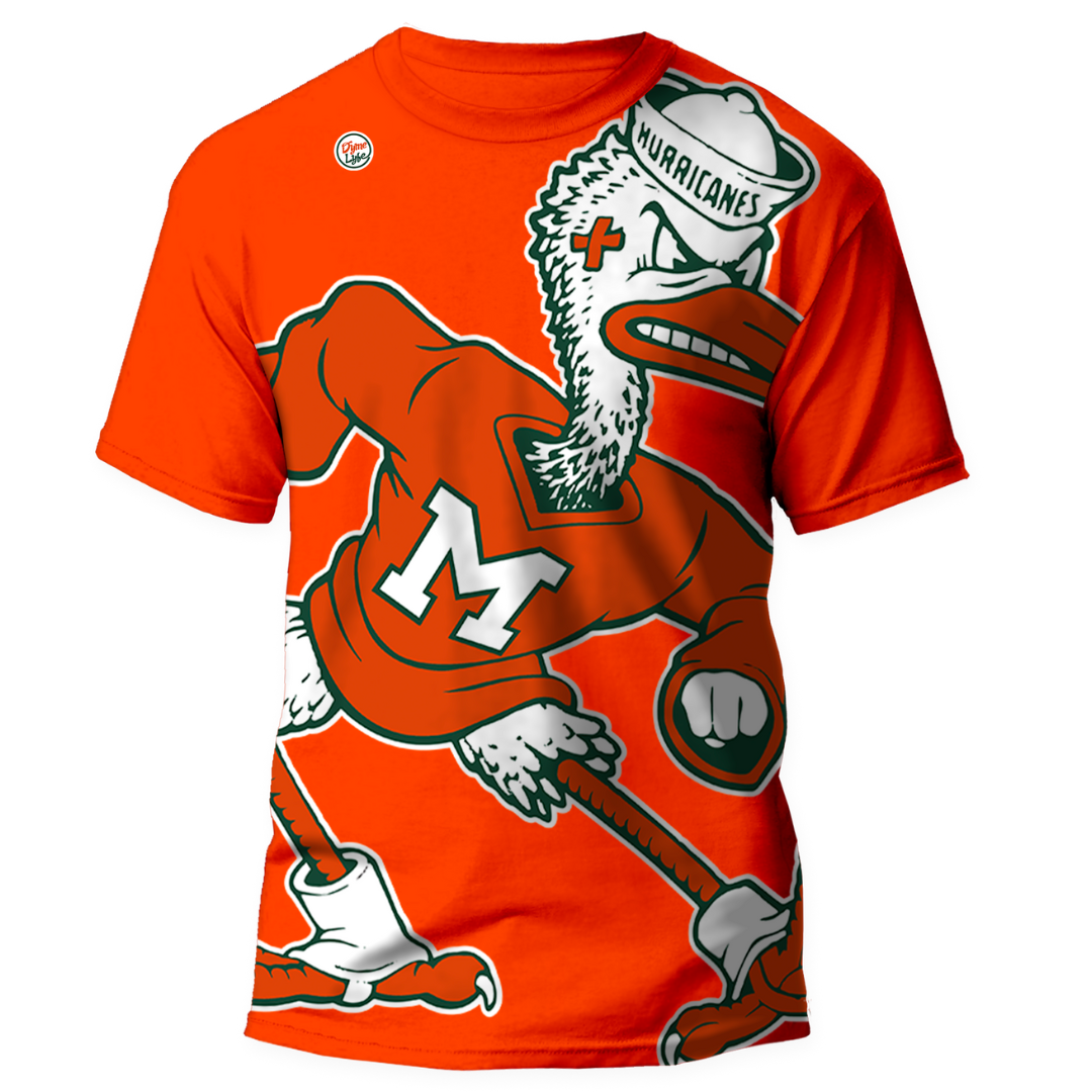 Miami Hurricanes Men's Big Sebastian Tee - Dyme Lyfe product image