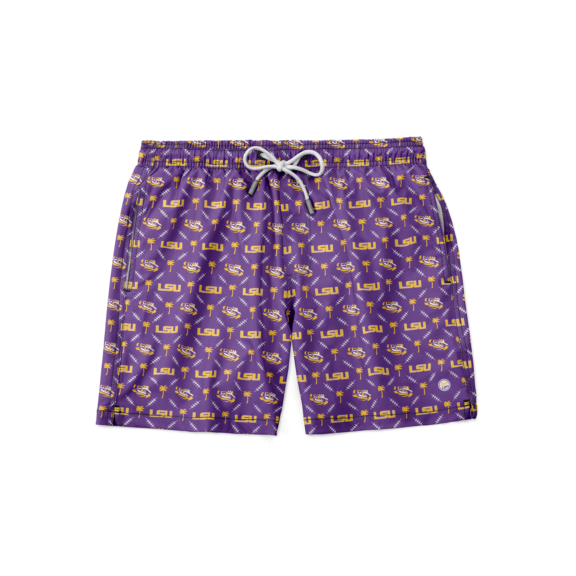 LSU Tigers Men’s Palm Set Trunks