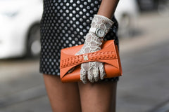 Gucci Lace Gloves with Mini Dress