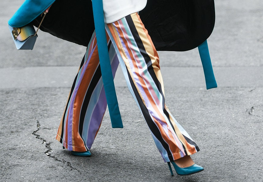 Striped Silk Pants are a great Staple to Add to your wardrobe  2024 Spring