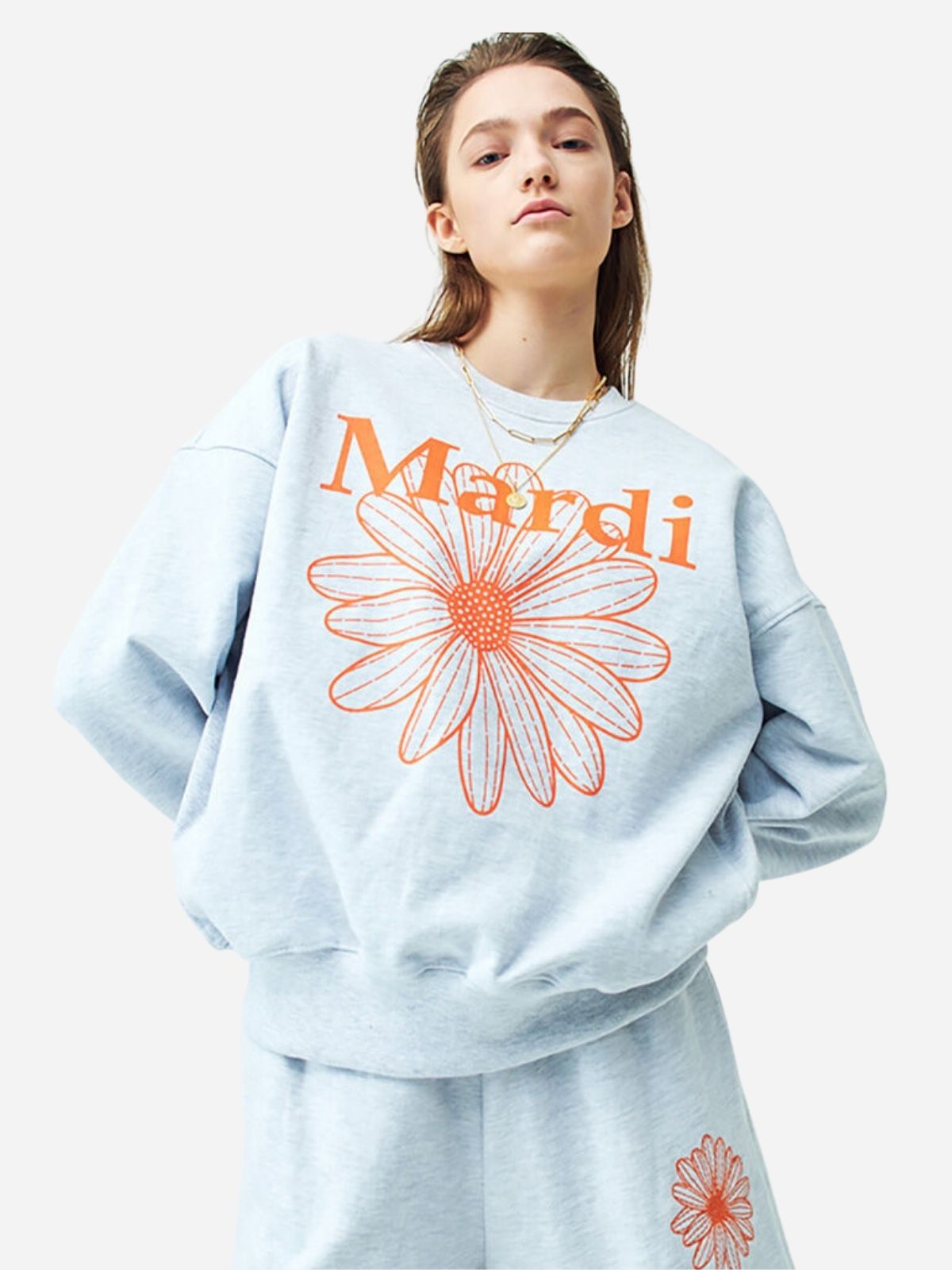 FlowerMardi Graphic Print Sweatshirt – mindofakind