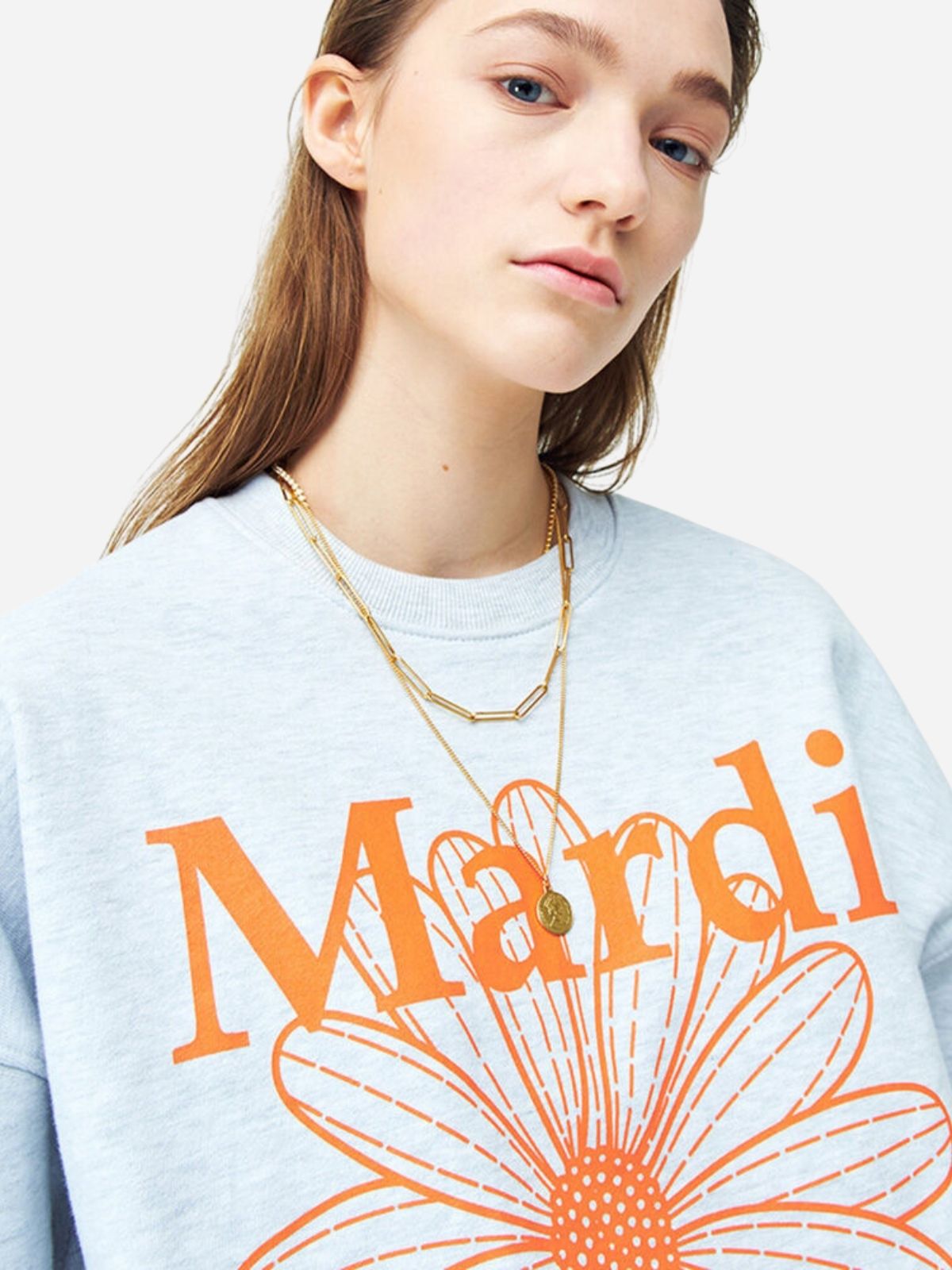 FlowerMardi Graphic Print Sweatshirt – mindofakind