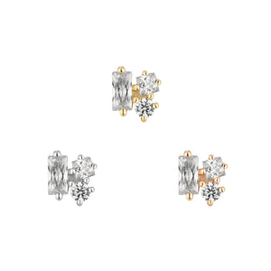 Mood Swarovski Cubic Zirconia Cluster Threadless End - Born This Way Body Arts