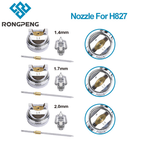 1.3mm 1.4mm 1.5mm 1.7mm 2.0mm Spray Gun Nozzle Kit Needle Air Cap Set –  Rongpeng