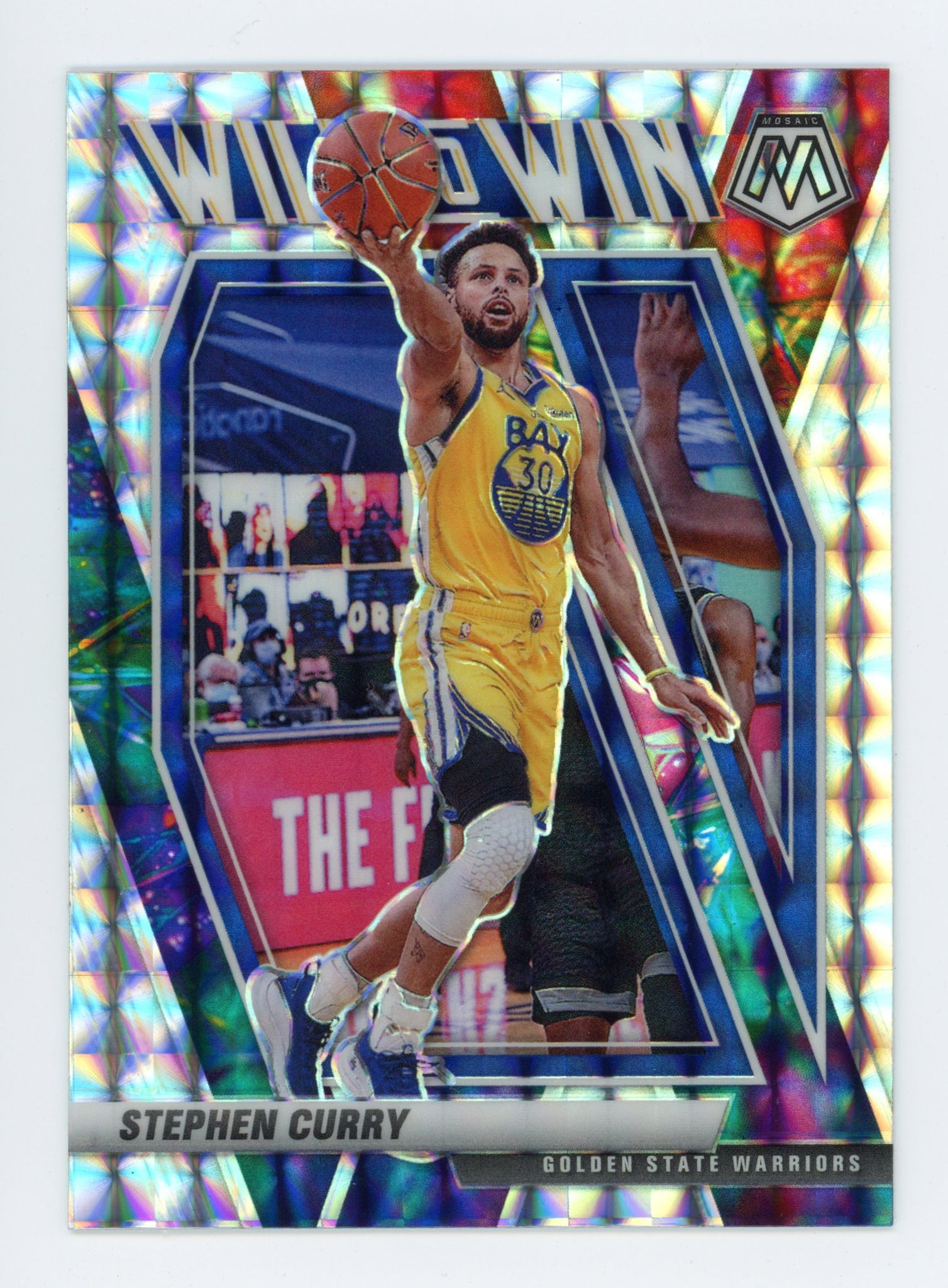 2020-2021 Stephen Curry Will To Win Prizm Panini Golden State Warriors