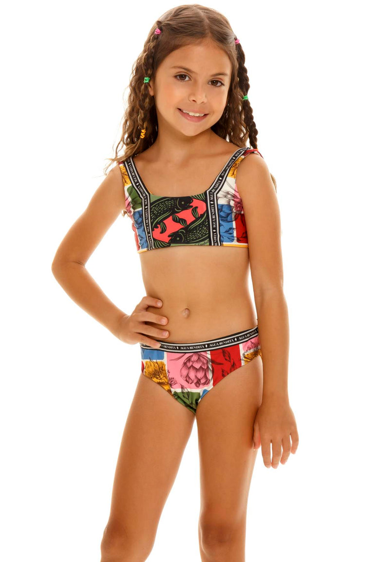 Nika Reversible Kids Bikini | Agua Bendita