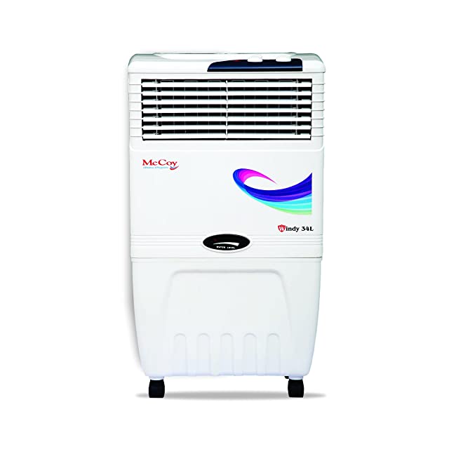 McCoy Windy 34L 34 Ltrs Honey Comb Air Cooler Without Remote Control (White)
