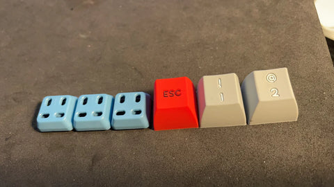 split silicone keycaps