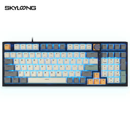 SKYLOONG GK980 Dye-Sub PBT - TiGrey(Optical) as variant: USB / White Light / Optical Red