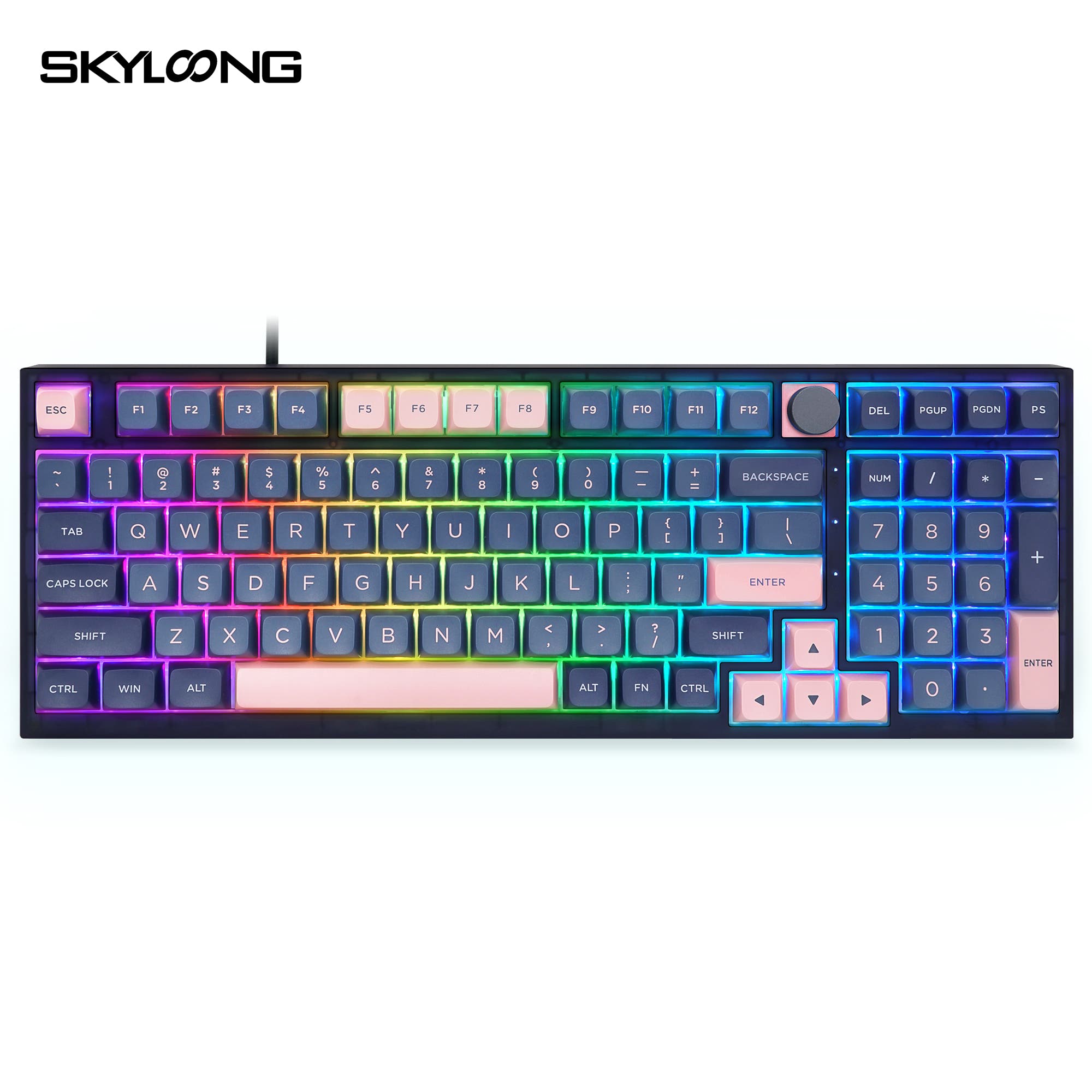 SKYLOONG GK980 Dye-Sub PBT - BluePink(Optical)