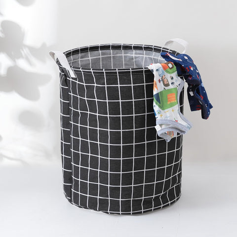 Urbane Home Laundry Basket For Clothes|Foldable Laundry Hamper|Basket For Toys, Dirty clothes, Storage "45 LTR" (Black) - Default Title