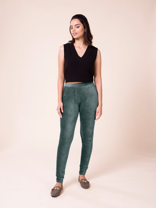 Buy MINERAL Womens Solid Jeggings