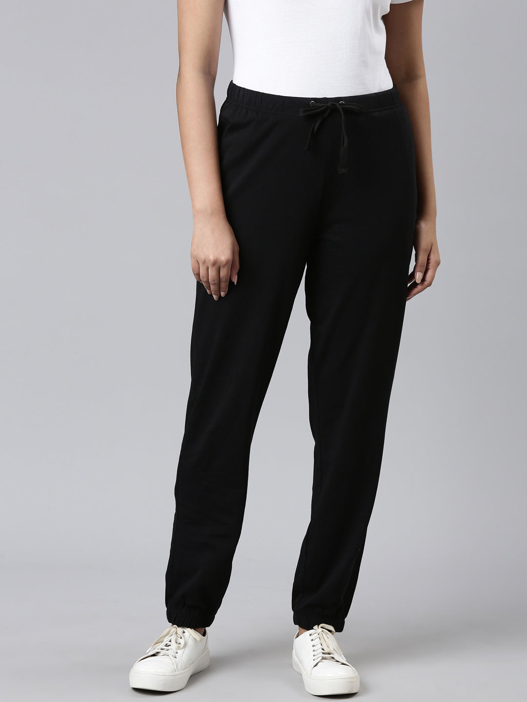 Gcvizuso Womens Black Sweatpants Women's Solid Cotton Linen