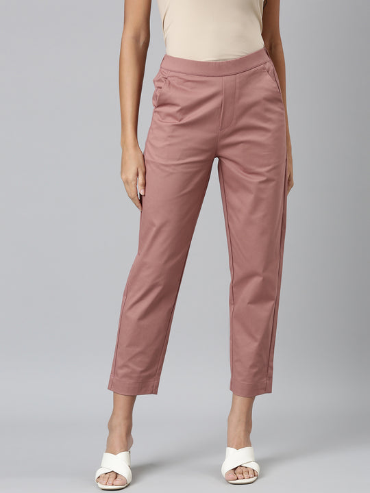 Go Colors Pants  Buy Go Colors Women Solid Baby Pink Ponte Wide Leg Pant  Online  Nykaa Fashion