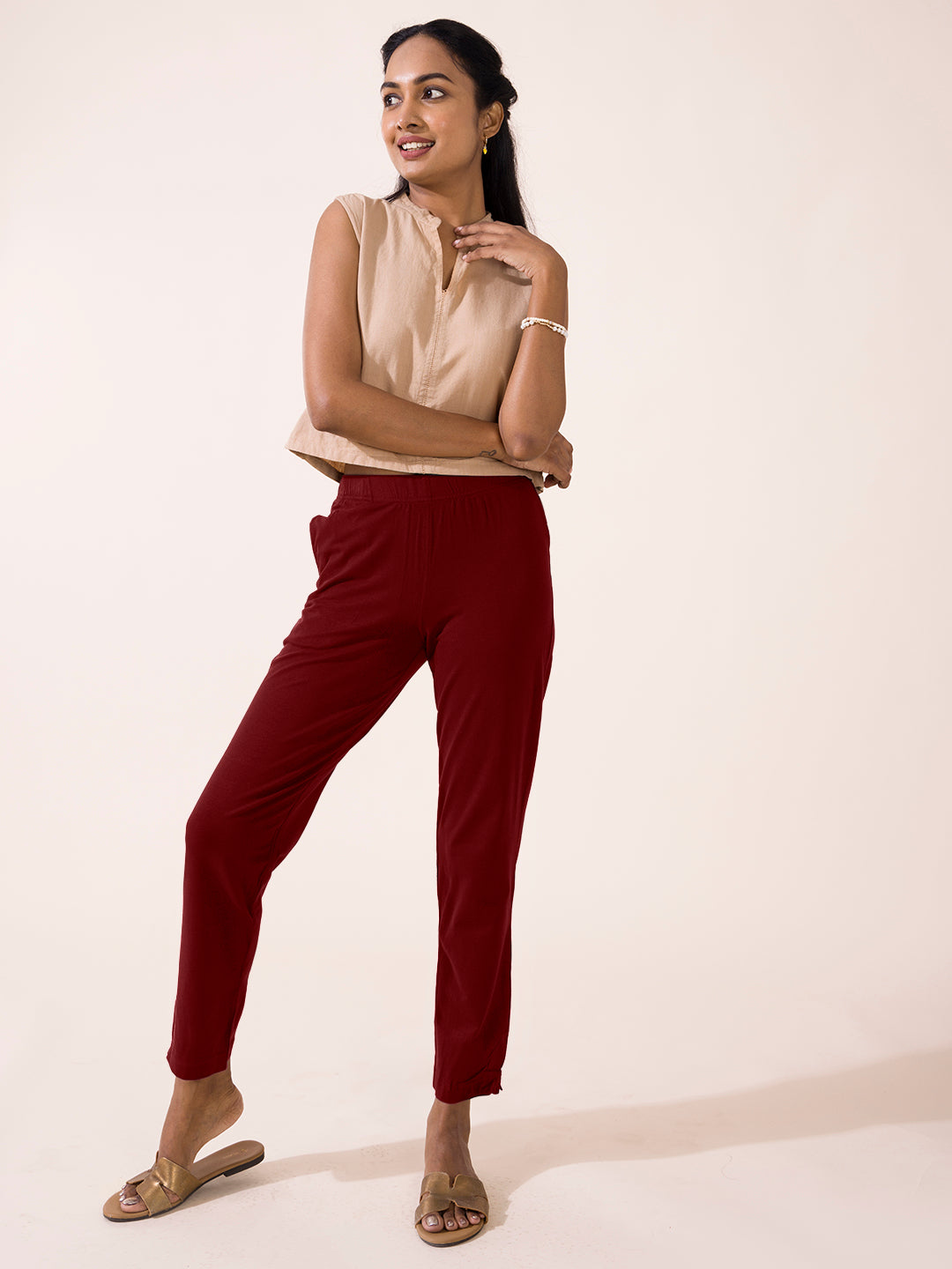 aviZion Trendy Stylish1-Button Denim Jeans For Women