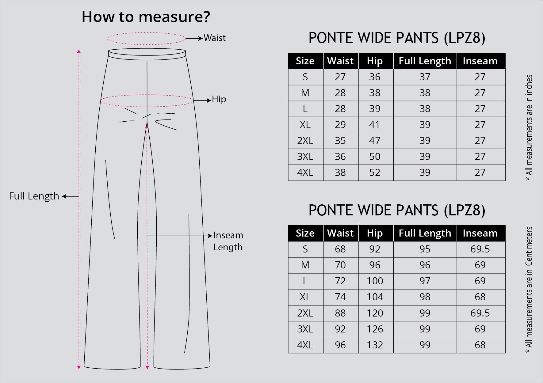 Buy Women's Solid Baby Pink Ponte Wide Leg Pants Online